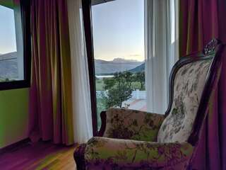 Отель Hotel and Restaurant Abas Плав Семейный номер с видом на озеро-3